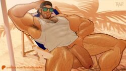 1boy 1male 1man balls bara big_balls big_penis foreskin gay grand_theft_auto grand_theft_auto_vi hairy hairy_armpits hairy_chest hairy_male huge_balls huge_cock jason_(gta) jason_duval jason_duval_(gta_vi) male male_focus male_only massive_balls massive_penis muscles muscular muscular_male penis rockstar_games solo solo_male taylorstoneart veins veiny_penis