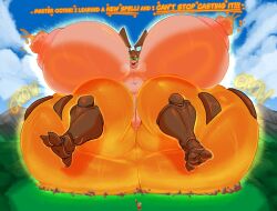 ant anthro beepunz big_ass big_breasts duo expansion female hi_res highres huge_ass huge_breasts hyper hyper_ass hyper_breasts lactating lactation macro massive_ass massive_breasts micro nipples octin_(beepunz) size_difference tagme thick