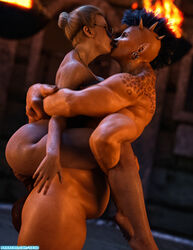 cassie cage from mortal kombat by squarepeg3d