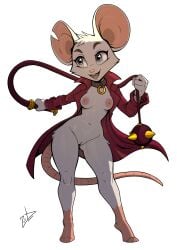 absurd_res female hi_res mammal mina_the_hollower mouse murid murine nude nude_female rodent solo yacht_club_games zoobastik