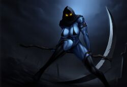 1girls ai_generated big_breasts big_thighs bimbo blue-skinned_female blue_body blue_skin breasts bust busty curvaceous curvy curvy_figure death_(personification) digital_media_(artwork) female grim_reaper grim_reapress grimmy_(sevenarts) hips hourglass_figure huge_breasts huge_thighs humanoid large_breasts large_thighs mature mature_female original original_character sevenarts sevenverse sevenverse_fantasy slim_waist thesevenartsx thick thick_hips thick_legs thick_thighs thighs voluptuous waist wide_hips wide_thighs