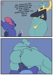 2d absurd_res alien ass big_breasts big_butt big_penis breasts disney female full_color genitals grand_councilwoman hi_res lilo_and_stitch male male/female penis stitch stitch_(lilo_and_stitch) tagme text toonarscontent