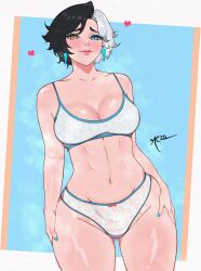 1girls absurd_res ass ass_visible_through_thighs big_ass big_breasts breasts cleavage female female_focus female_only hi_res light-skinned_female light_skin luna_snow luna_snow_(marvel_rivals) marvel marvel_comics marvel_rivals rezo solo thick_thighs thighs wide_hips