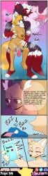 absurd_res after_sex aggretsuko ailurid anthro artifact_the_fox big_breasts big_ears big_penis bite biting_lip biting_own_lip black_body black_fur blue_clothing blue_shirt blue_topwear blush bodily_fluids brainwashed brainwashing breast_grab breasts brown_body brown_eyes brown_fur brown_nose buzzing canid canine cheating cheating_(relationship) cheating_wife cheek_tuft clothed clothes_pile clothing comic comic_page corrupted corruption cuckold dialogue dominant dominant_male dripping duo electronics evil_face evil_grin evil_look excited excited_expression eyeliner eyeshadow facial_tuft female femsub fennec_fox fenneko floor fox french_kissing frown fur furry genital_fluids genitals glowhorn grinding grinding_on_penis group haida_(aggretsuko) hair hand_on_breast head_tuft hi_res holding_object holding_phone hyena hypnosis hypnosis infidelity jacket kissing larger_male licking looking_back looking_down looking_pleasured looking_worried makeup male male/female maledom mammal mascara mind_alteration mind_control netorare nipples nude office_clothing on_lap open_mouth orange_body orange_eyes orange_fur penis personality_change phone phone_call phone_screen pink_clothing pink_eyes pink_shirt pink_topwear pussy red_body red_fur red_hair red_nose red_panda retsuko saliva saliva_drip saliva_on_face saliva_on_tongue saliva_string sanrio self_bite sex sharp_teeth shirt short_stack simple_background sitting sitting_on_lap size_difference sloppy_kiss smaller_female smile smirk smug smug_face solo steam submissive submissive_female suspicious tail tan_body tan_fur teeth tongue tongue_out topwear true_fox tuft vaginal_fluids vein veiny_penis wet wet_penis white_body white_fur white_hair
