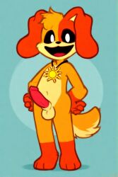 ai_generated critters_(poppy_playtime) dick dogday dogday_(poppy_playtime) domestic_dog furry gay no_humans poppy_playtime smiling_critters