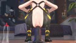1girls 3d 3d_animation anal anal_sex anal_tugging animated ass ass_focus big_ass big_penis big_thighs blonde_hair breasts covered_eyes dat_ass dildo dildo_in_ass eye_mask female gigantic_ass gigantic_thighs highres horse_penis horsecock huge_ass huge_cock huge_thighs indexae long_hair long_sleeves no_sound parted_bangs penis ponytail riding_dildo solo tagme thick_thighs thighs trigger_(zenless_zone_zero) video zenless_zone_zero
