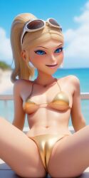 ai_generated chloe chloe_bourgeois ladybug miraculous miraculous:_tales_of_ladybug_and_cat_noir miraculous_ladybug