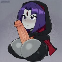 ai_generated dc dc_comics faceless_male grey_skin huge_cock omegaolsonnsfw omegaolsonwwe rachel_roth teen_titans