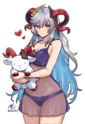 fire_emblem fire_emblem_heroes freyja_(fire_emblem) goddess horns large_breasts light-skinned_female red_eyes rotomdocs tagme white_hair wide_hips