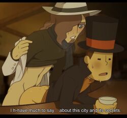 2boys anal_sex character_request gay hershel_layton male male_only mawile123 penetration professor_layton sex tagme