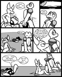 2025 2_horns 4_fingers all_fours amphibian anthro anthro_penetrating anthro_penetrating_humanoid armor ass ass_up balls big_balls big_penis blush bodily_fluids bottomless breastplate butt_grab cape caspar_the_frog closed_eyes clothed clothing comic cum cum_in_ass cum_inside cum_on_butt cute_fangs demon erection eye_roll fangs fellatio fingers footwear frog genital_fluids genitals greyscale group group_sex hand_on_butt head_grab hood horn humanoid humanoid_genitalia humanoid_on_anthro humanoid_penetrated humanoid_penis internal internal_anal leo_the_magician long_sleeves looking_pleasured male male/male male_penetrated male_penetrating male_penetrating_male monochrome nipples nude open_mouth oral penetration penile penis robe sex shadow_creature shirt shoes short_tail shoulder_pads sitting smile spiral_eyes spitroast tail teeth threesome throbbing throbbing_penis to-be-named-later topwear trio ultilix