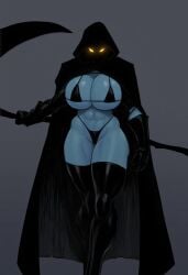 1girls ai_generated big_breasts big_thighs bimbo blue-skinned_female blue_body blue_skin breasts bust busty curvaceous curvy curvy_figure death_(personification) digital_media_(artwork) female grim_reaper grim_reapress grimmy_(sevenarts) hips hourglass_figure huge_breasts huge_thighs humanoid large_breasts large_thighs mature mature_female original original_character sevenarts sevenverse sevenverse_fantasy slim_waist thesevenartsx thick thick_hips thick_legs thick_thighs thighs voluptuous waist wide_hips wide_thighs