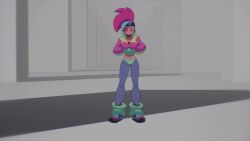1080p 1girls animated areolae breasts clothing collar dance exhibitionism female high_resolution latex long_video moika moikaloop music neon neon_lights nipples panties punk_girl solo_male sound tagme video