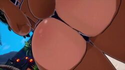 1girls 3d animated ass ass_grab big_ass bikini brown_body close-up female five_nights_at_freddy's fnaf freddy_(fnaf) fredina's_nightclub fredina_(cally3d) from_behind furry longer_than_10_seconds low-angle_view shaking_butt shorter_than_30_seconds sloppydragons solo sound tagme tail video vrchat