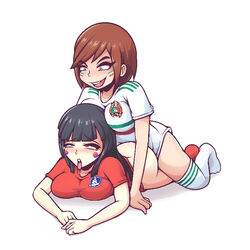 1futa 1girls accelart ahe_gao asian ass bent_over blush bottomless breast_press breasts deep_penetration doggy_style erection face_paint female female_penetrated femsub football football_uniform from_behind futa_on_female futadom futanari futanari_penetrating huge_breasts implied_futanari implied_penetration interracial intersex large_ass latina mexico mexico-chan_(accelart) mostly_nude national_personification pleasure_face prone_bone rolling_eyes seductive_smile shirt soccer socks south_korea south_korea-chan_(accelart) tears thick_ass thick_thighs thighhighs tongue_out vaginal_penetration wide_hips world_cup