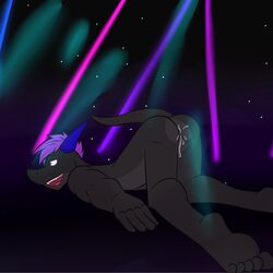 1:1 anthro ass ass_up cum_from_ass dragon fuze hi_res male male_only nude rave scalie solo