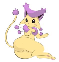 1girls blush delcatty elpatrixf feet feline female feral fur furry half-closed_eyes looking_away looking_back mammal nintendo nude paws pokémon_(species) pokemon pokemon_rse pussy simple_background sketch solo tail thick_thighs video_games white_background wide_hips