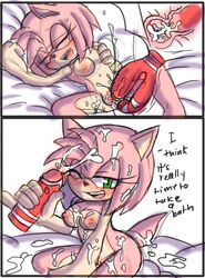 2017 amy_rose anal anal_sex angelofhapiness anthro ass bodily_fluids breasts comic cum cum_everywhere cum_in_pussy cum_in_uterus cum_inside cumshot dialogue dildo ejaculation english_text eulipotyphlan female genital_fluids hedgehog humanoid_penis internal looking_pleasured magic_dildo mammal masturbation messy mtf_transformation nude orgasm penetration penis pussy sex sex_toy solo sonic_(series) sonic_the_hedgehog_(series) text transformation uterus vaginal_penetration