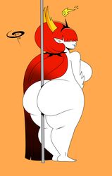 1girls ass between_buttocks big_ass completely_nude completely_nude_female dat_ass disney female female_only frostbiteboi full_body hekapoo holding_object_between_buttocks huge_ass naked naked_female nude nude_female patreon_reward pole pole_between_ass red_hair solo solo_female star_vs_the_forces_of_evil tagme white_skin