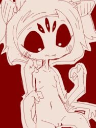 2017 3_fingers 6_arms accessory arachnid arthropod breasts doneru female fingers hair_accessory hair_ribbon hairbow muffet multi_arm multi_eye multi_limb navel pussy pxym ribbons simple_background small_breasts solo spider twintails undertale video_games young