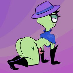 invader_zim irken male_only smooth_skin thick_thighs zim