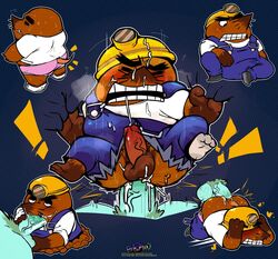 anal animal_crossing ass balls cum cum_in_ass cum_in_mouth cum_inside faceless_male fellatio gay male_only mole_(animal) mr._resetti naughtybassard nintendo penis torn_clothes torn_clothing torquewintress year_request