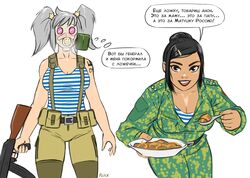 call_of_duty female flick food gas_mask genderswap_(mtf) j-12 roman_barkov rule_63 russian_text weapon