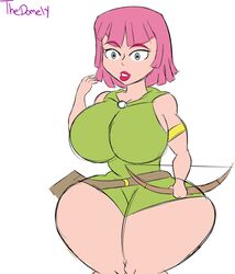 1girls archer archer_(clash_of_clans) armband big_ass big_breasts clash_(series) clash_of_clans clash_royale clothed clothed_female clothing female_only fully_clothed fully_clothed_female huge_ass huge_breasts large_ass large_breasts tagme thedomely voluptuous voluptuous_female wide_hips