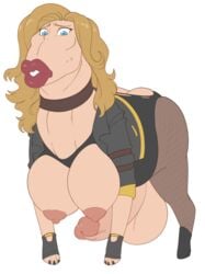 1futa 2019 :>= absurd_res alternate_species anthro ass balls black_canary blonde_hair blue_eyes breasts choker clothing dabunnox dc dc_comics dinah_lance dorse equid equine futa_only futanari green_arrow_(series) gynomorph hair hi_res human intersex jewelry mammal necklace nightmare_fuel nipples penis queen's_stallion rule_63 simple_background solo surprise torn_clothing white_background