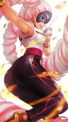 twintelle from arms (game) by goomrrat