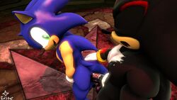 anal anal_sex gay hand_on_ass hb-edstar sex shadow_the_hedgehog sonic_(series) sonic_the_hedgehog source_filmmaker yaoi