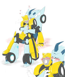 blurr bumblebee bumblebee_(transformers) gay riding tagme tora-shiromaru transformers transformers_animated