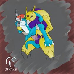 digimon digmon flamedramon gay male male/male male_only tagme yaoi