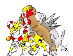 crossover digimon entei kyubimon pokemon tagme