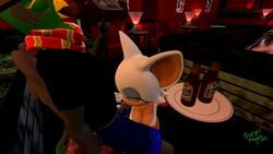 1boy 1boy1girl 1girls 3d animated anthro bat beer blowjob bouncing_breasts breasts cleavage clothing eyelashes fellatio female furry gryphon hooters jawsfm loop male no_sound oral oral_sex rouge_the_bat sega sonic_(series) source_filmmaker tezcatl tezcatl-ayauhtli tezcatl_(character) waitress video