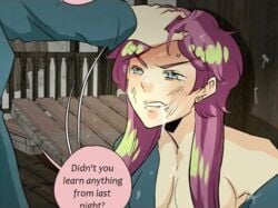 cum holding_hair kidnapped pink_hair rape seraphina_(unordinary) student unordinary webtoon