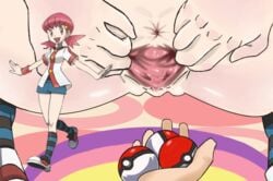 1girls ass female gym_leader poke_ball pokemon pokemon_gsc pokemon_hgss tagme whitney_(pokemon) whitney_(pokemon_hgss)