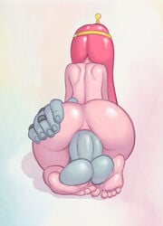 2019 6_fingers adventure_time anal anal_grip anal_sex ass ball_fondling balls barefoot big_butt big_hands big_penis billy_(adventure_time) blue_penis bubble_butt candy candy_humanoid candy_people_(at) cartoon_network clothing corrompida crown duo faceless_male feet feet_on_balls female female_focus female_penetrated fingers fondling food food_creature food_humanoid foot_fetish goo_girl goo_hair grey_body grey_skin gum hair hand_on_butt headgear headwear humanoid humanoid_on_humanoid humanoid_penis hyper_penis larger_male living_candy male male_penetrating male_penetrating_female nude penetration penis pink_body pink_hair pink_skin princess princess_bubblegum rear_view round_ass sex shoulder_blades sitting_on_penis size_difference solo_focus straight thick_ass tiara tight_fit toes