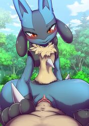 1boy 1girls 2019 anthro cowgirl_position erection female first_person_view human human_on_anthro interspecies kicktyan looking_at_viewer lucario male male_human/female_anthro male_human/female_pokemon mammal nintendo nude penetration penis poképhilia pokemon pokemon_(species) pokemon_dppt pov pussy vaginal_penetration video_games