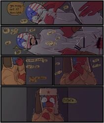 2boys abuse blood comic countryhumans crying dialogue forced gay male/male pain painful_anal penetration rape russia_(countryhumans) soviet_union_(countryhumans) srstars tears united_states_of_america_(countryhumans) violation yaoi