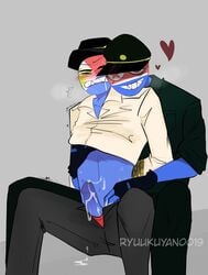 clothed countryhumans cum erection forced gay hentai male male/male martial_law_(countryhumans) masturbation north_korea north_korea_(countryhumans) penis philippines_(countryhumans) porn sweat unzipped unzipped_pants