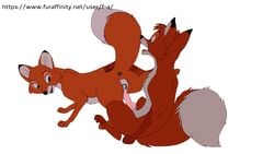 2d 2d_animation animal_genitalia animal_penis animal_pussy animated anus balls canid canine canine_penis canine_pussy disney f-a female feral feral_on_feral gif knot male mammal penetration penis pussy simple_background testicles the_fox_and_the_hound tod_(fath) vaginal_penetration vixey