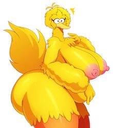 1girls avian belly big_ass big_bird big_breasts big_nipples breasts edit female female_only furry huge_ass huge_breasts rule_63 sesame_street solo solo_female sssonic2 thick_thighs