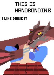 balthromaw dragon handjob human male_only mammal penile pixel_art rick_and_morty scalie sex tagme transparent_background trilpin