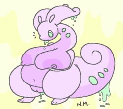 1girls 2019 anthro anthrofied big_ass big_belly big_breasts big_nipples chubby chubby_female dragon goodra huge_ass huge_breasts large_areolae large_ass large_breasts large_nipples larger_female nintendo overweight overweight_female pokémon_(species) pokemon pokemon_(species) pokemon_xy scalie sleepyslut soft soft_breasts soft_color source_request text thick_thighs watermark wide_hips