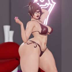 mei (overwatch) from blizzard entertainment by hex3d