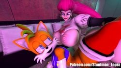 3d anal anal_penetration anal_sex animated big_ass big_balls big_breasts big_penis blue_eyes breasts crossover cum cum_while_penetrated cumming eye_contact femboy futa_on_male futanari handsfree_ejaculation huge_breasts huge_cock intersex jessie_(pokemon) looking_at_another music nintendo open_mouth penis pink_hair pokemon pokemon_(franchise) sega shocking_(artist) smile smiling sonic_(series) sonic_the_hedgehog_(series) sound stockings tagme tails team_rocket video