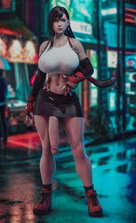 tifa lockhart from dissidia by stevencarson