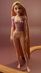 3d areolae ass athletic barefoot blonde_hair breasts bubble_butt busty clothing corset disney disney_princess eyelashes eyeliner fit fit_female green_eyes hantzgruber lingerie long_hair nipples oral pinup pose posing pubic_hair pussy rapunzel see-through sex slim small_breasts tangled vagina wide_hips