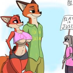 1:1 ^owo^ absurd_res age_difference albinefox angry anthro ass big_breasts big_butt breast_envy breast_size_difference breasts canid canine clothed clothing cucked_by_daughter cuckquean daughter disney fan_character father father_and_child father_and_daughter female flat_chest fox hi_res humor incest isabelle_wilde judy_hopps large_breasts male mammal meme midriff nick_wilde parent parent_and_child simple_background skimpy skirt straight tongue tongue_out under_boob unrequited_love zootopia